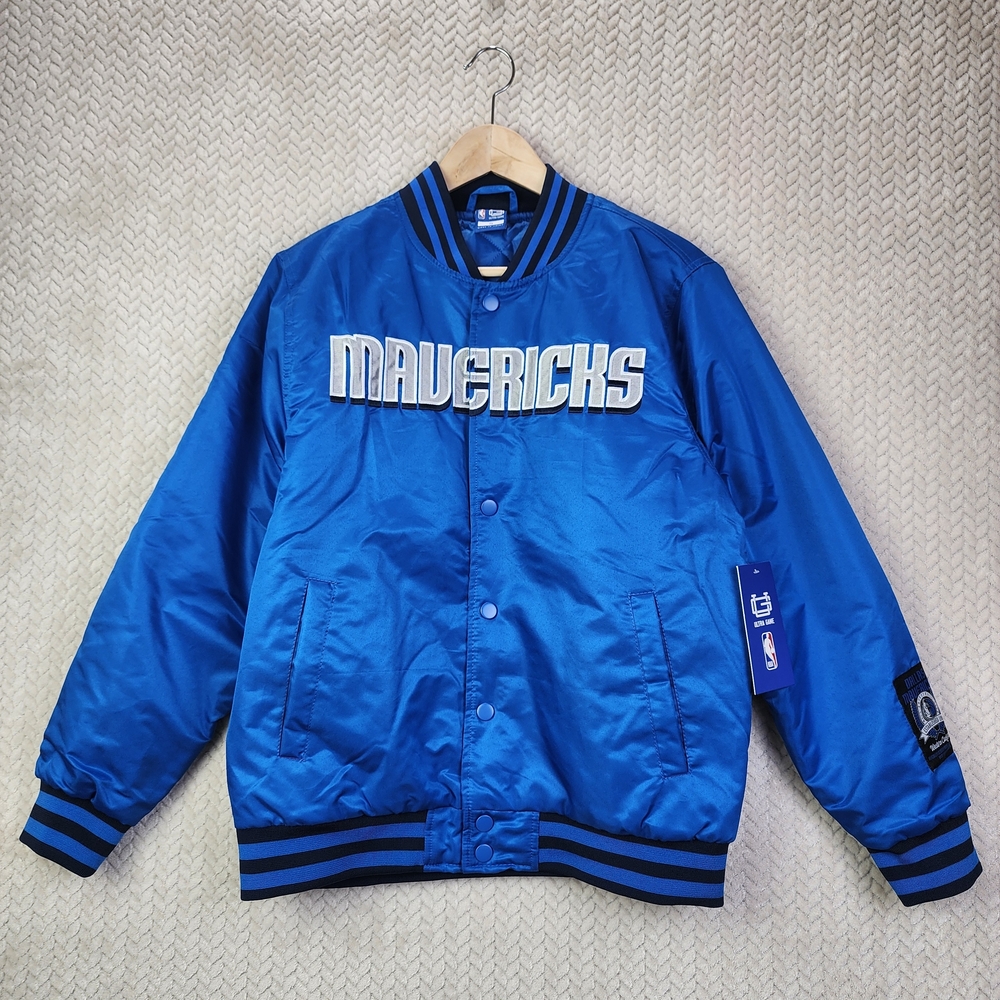 Dallas Mavericks NBA Ultra Game Blue Jacket Men's Small‎ Net $120 MSRP